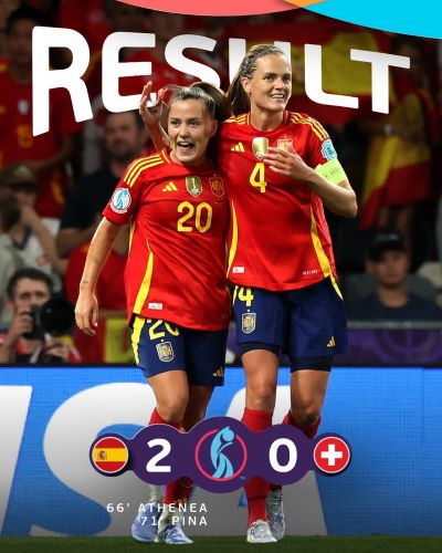 Euro (f) 2025 / Quart de finale : L’Espagne élimine la Suisse Euro (f) 2025 / Quart de finale : L’Espagne élimine la Suisse