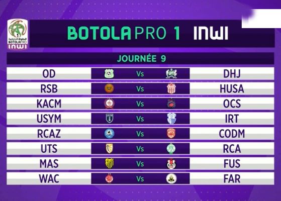 Botola D1 /  Le programme de la saison 25-26 dévoilé : un derby à Rabat en ouverture 