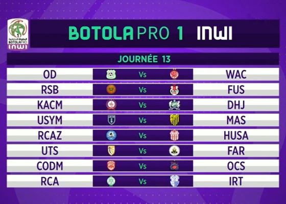 Botola D1 /  Le programme de la saison 25-26 dévoilé : un derby à Rabat en ouverture 