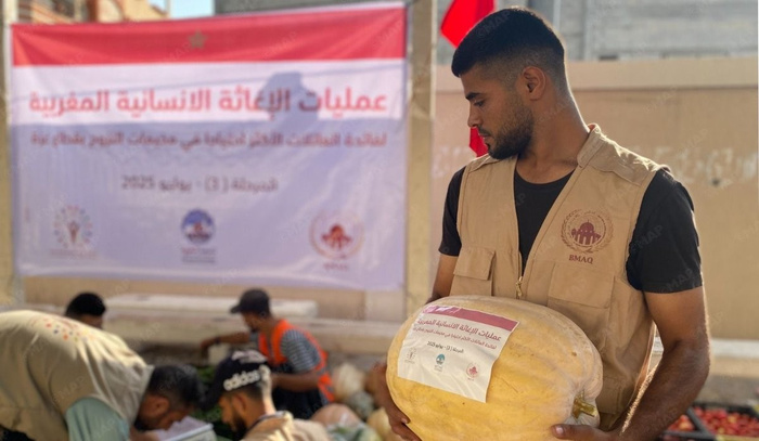 Gaza : troisième phase de la campagne marocaine d’aide humanitaire Gaza : troisième phase de la campagne marocaine d’aide humanitaire