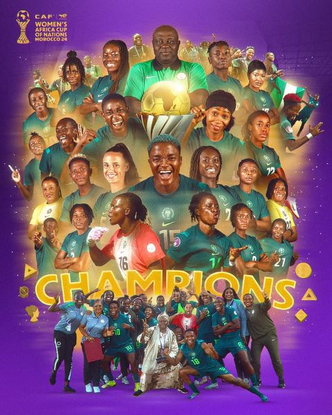 Finale CAN (f) Maroc 24 : Le Nigeria Champion d’Afrique pour la 10e fois Finale CAN (f) Maroc 24 : Le Nigeria Champion d’Afrique pour la 10e fois