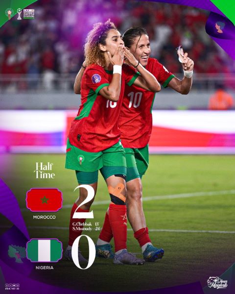 Finale CAN (f) Maroc 24 : Le Nigeria Champion d’Afrique pour la 10e fois Finale CAN (f) Maroc 24 : Le Nigeria Champion d’Afrique pour la 10e fois
