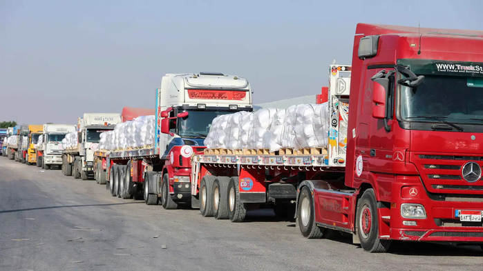 ​UNRWA : 6.000 camions d’aide bloqués à la frontière de Gaza