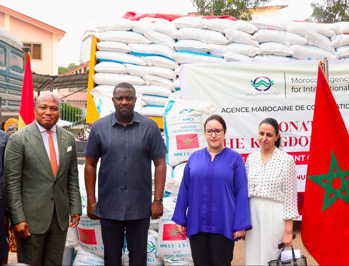 Coopération agricole : Le Maroc livre 2000 tonnes d’engrais au Ghana