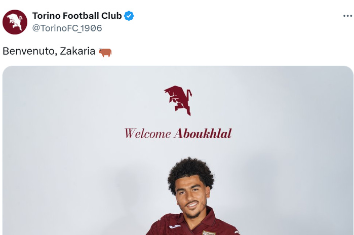 Transfert : Aboukhlal officiellement Turinois Transfert : Aboukhlal officiellement Turinois