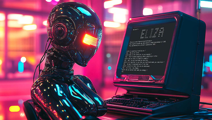 Rétro - Verso : ELIZA, aux origines de l’Intelligence Artificielle conversationnelle Rétro - Verso : ELIZA, aux origines de l’Intelligence Artificielle conversationnelle