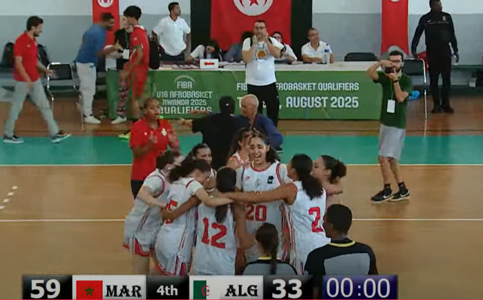 Qualifs. Afro Basket U16 filles / Zone 1 : Le Maroc domine l’Algérie et se qualifie pour la phase finale Qualifs. Afro Basket U16 filles / Zone 1 : Le Maroc domine l’Algérie et se qualifie pour la phase finale