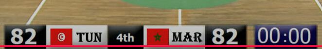  Qualifs Afro Basket U16 Garçons : Le Maroc s’incline sur le fil face à la Tunisie