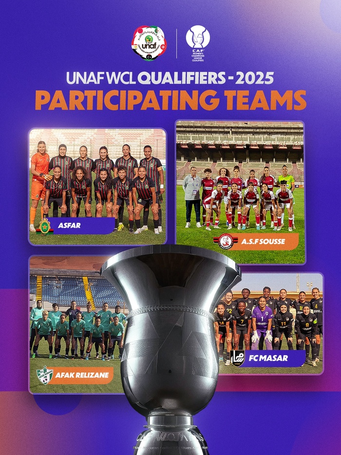 CAF / UNAF : les dates des qualifications pour la LDC féminine fixées CAF / UNAF : les dates des qualifications pour la LDC féminine fixées