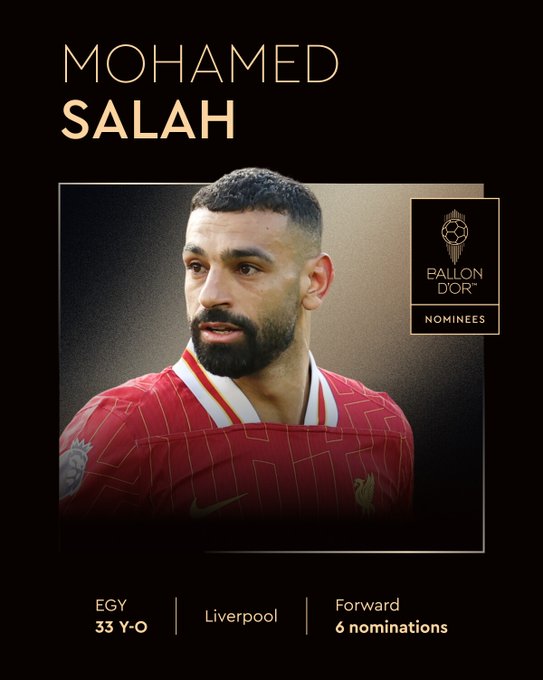 Ballon d'Or masculin : les Nominés ?