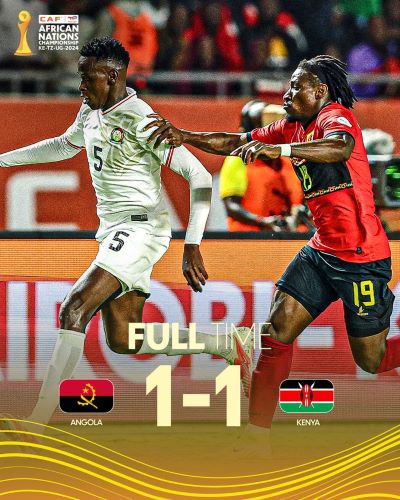 CHAN 2024 : la RDC se relance, le Kenya résiste à dix contre l’Angola CHAN 2024 : la RDC se relance, le Kenya résiste à dix contre l’Angola