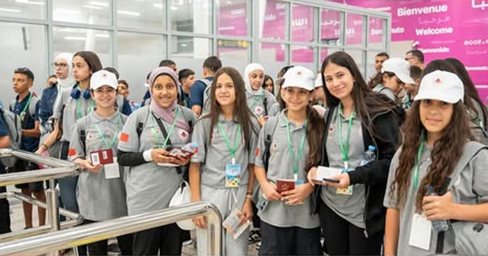 Arrivée à Casablanca d’enfants maqdessis pour participer à la 16e édition des colonies de vacances