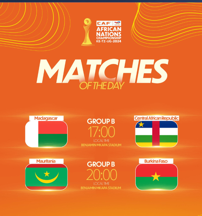 CHAN 2024 : Classement provisoire des groupes et programme du jour CHAN 2024 : Classement provisoire des groupes et programme du jour