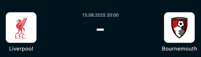 PL 2025-2026 : Liverpool vs Bournemouth en ouverture de la nouvelle saison ce soir
