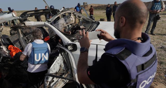 ​ONU : Record d'humanitaires tués, près de la moitié à Gaza