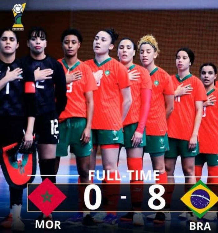 Prépa CDM Futsal (F) : Le Maroc lourdement battu par le Brésil Prépa CDM Futsal (F) : Le Maroc lourdement battu par le Brésil