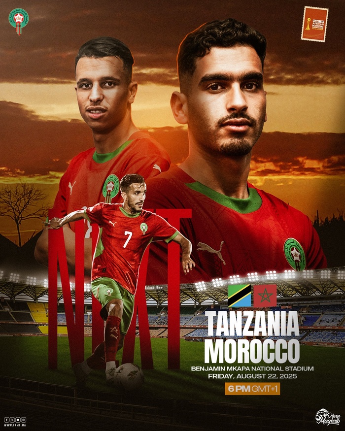 CHAN 2024 / Les quarts débutent ce vendredi : le Maroc face au défi tanzanien CHAN 2024 / Les quarts débutent ce vendredi : le Maroc face au défi tanzanien