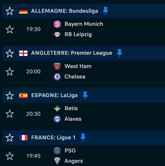Foot européen : Quatre affiches à suivre ce vendredi