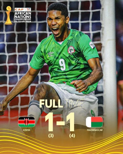 CHAN 2024 : Les Malgaches renversent les Kenyans et filent en demi-finale CHAN 2024 : Les Malgaches renversent les Kenyans et filent en demi-finale