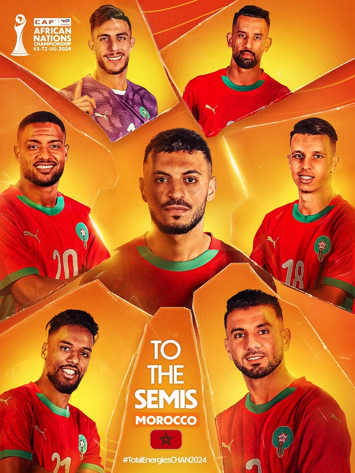 CHAN 2024 : Les Lions demi-finalistes contre le Sénégal ou l'Ouganda mardi prochain CHAN 2024 : Les Lions demi-finalistes contre le Sénégal ou l'Ouganda mardi prochain