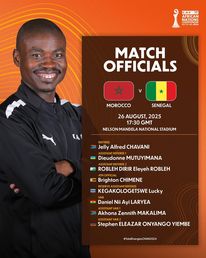 Maroc-Sénégal : Les arbitres ?