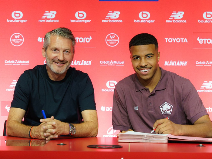 Hamza Igamane rejoint officiellement Lille jusqu’en 2030 Hamza Igamane rejoint officiellement Lille jusqu’en 2030