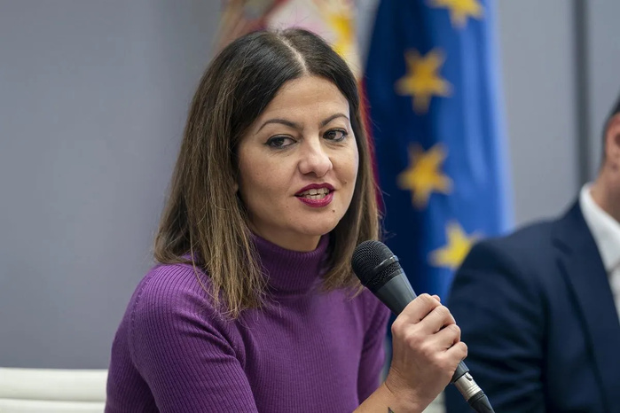 La ministre espagnole de la Jeunesse et de l'Enfance, Sira Rego La ministre espagnole de la Jeunesse et de l'Enfance, Sira Rego