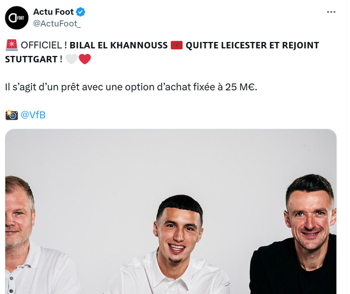 Transfert : El Khannous officiellement en Bundesliga Transfert : El Khannous officiellement en Bundesliga