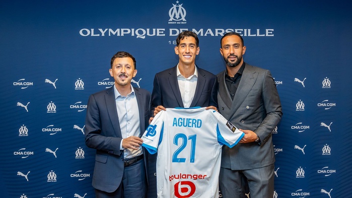 Transfert : Officiel, Nayef Aguerd s’engage avec l’Olympique de Marseille Transfert : Officiel, Nayef Aguerd s’engage avec l’Olympique de Marseille