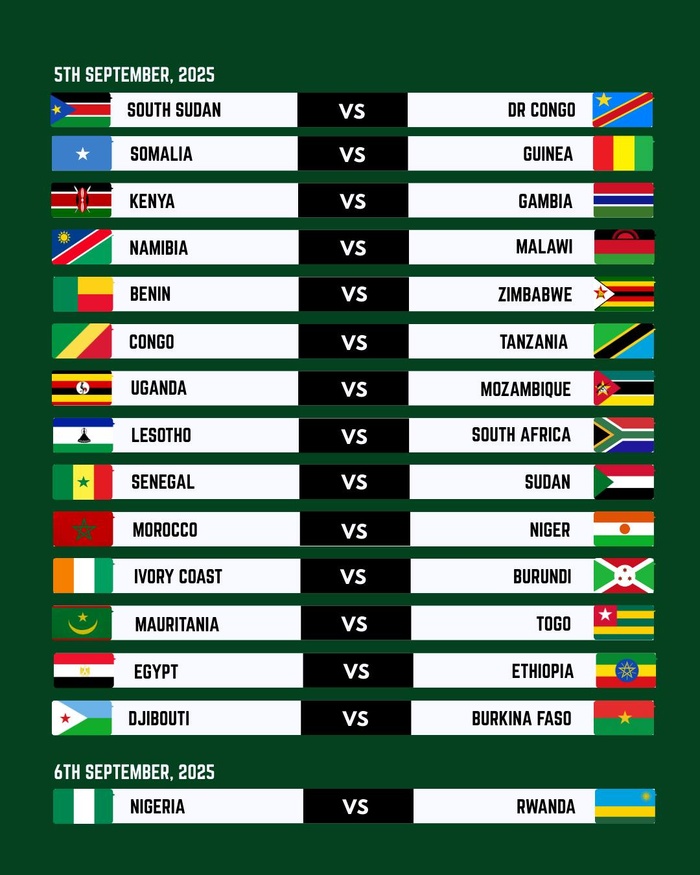 Qualifs africaines CDM 2026 : La J7 débute cet après-midi Qualifs africaines CDM 2026 : La J7 débute cet après-midi