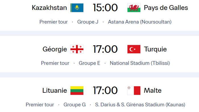 Qualifs CDM 2026 / Zone Europe : programme de ce jeudi