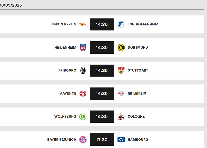 Bundesliga / J3 : Ben Seghir en ouverture ce vendredi