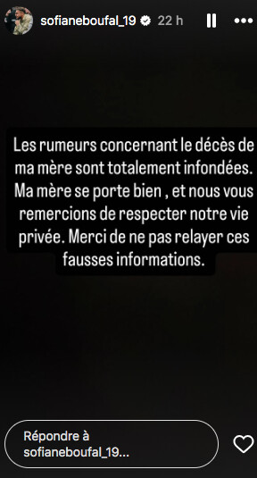 Sofiane Boufal dément les rumeurs sur le décès de sa mère Sofiane Boufal dément les rumeurs sur le décès de sa mère