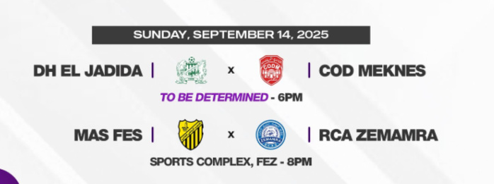 Botola D1 / J1 : clôture ce dimanche Botola D1 / J1 : clôture ce dimanche