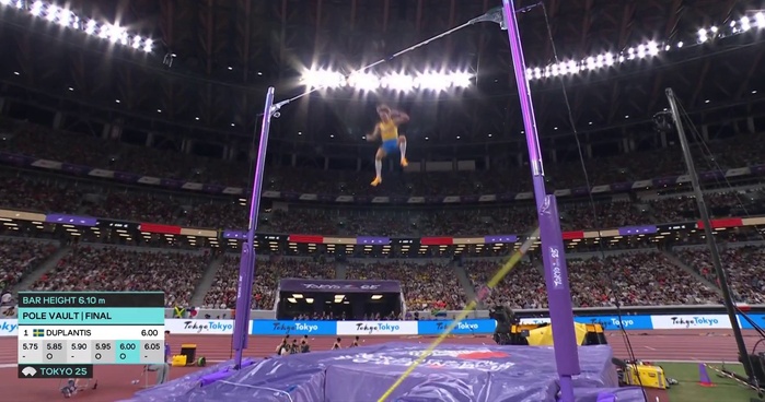 Mondiaux de Tokyo / Saut à la perche : Duplantis s’offre un troisième titre et un nouveau record du monde