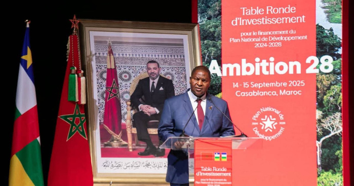 À Casablanca, la République centrafricaine mobilise 9 milliards de dollars pour son développement À Casablanca, la République centrafricaine mobilise 9 milliards de dollars pour son développement