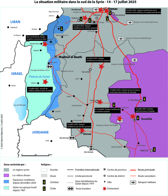 Syrie : Bientôt un "accord de sécurité" avec Israël ? Syrie : Bientôt un "accord de sécurité" avec Israël ?
