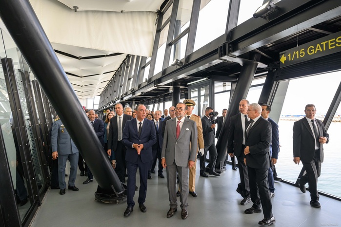 SM le Roi inaugure plusieurs projets d’envergure au Complexe portuaire de Casablanca