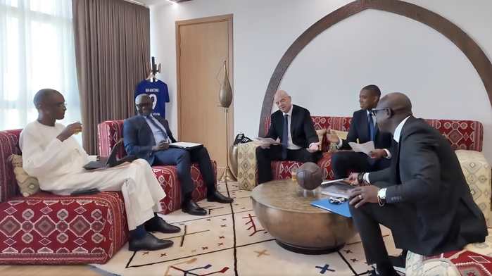 Gianni Infantino entame ses travaux au nouveau siège de la FIFA Afrique à Rabat Gianni Infantino entame ses travaux au nouveau siège de la FIFA Afrique à Rabat