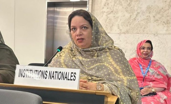 À Genève, la présidente du Comité régional des droits de l’homme de Dakhla souligne les efforts du Maroc en matière de transition juste et d’environnement lors de la session du Conseil des droits de l’homme À Genève, la présidente du Comité régional des droits de l’homme de Dakhla souligne les efforts du Maroc en matière de transition juste et d’environnement lors de la session du Conseil des droits de l’homme