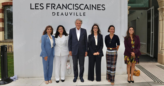 L'ambassadeure du Maroc en France et le maire de Deauville s'entretiennent sur la coopération territoriale L'ambassadeure du Maroc en France et le maire de Deauville s'entretiennent sur la coopération territoriale