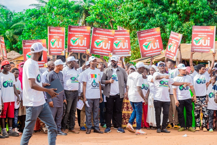 Nouvelle Constitution : Les Guinéens du Maroc votent massivement pour le OUI Nouvelle Constitution : Les Guinéens du Maroc votent massivement pour le OUI
