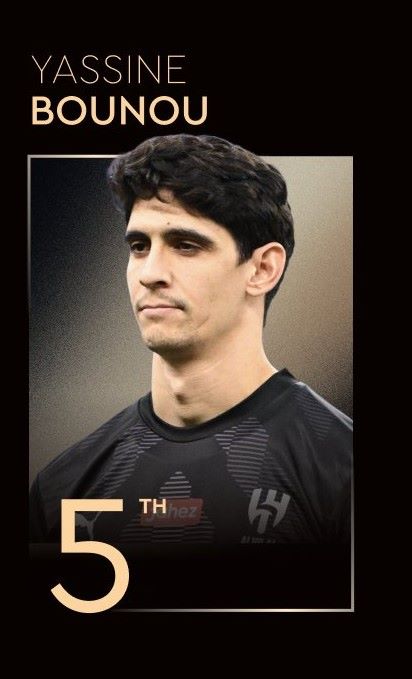 Trophée Yachine : Donnarumma 1er, Bounou 5e Trophée Yachine : Donnarumma 1er, Bounou 5e