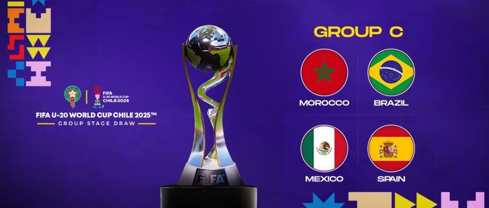 CDM U20 Chili 25: Maroc-Espagne en ouverture du calendrier des Lionceaux