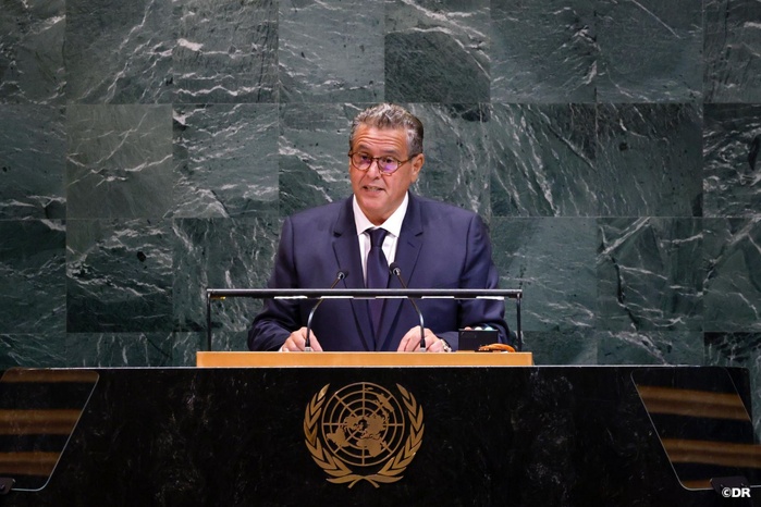 Akhannouch à l’AG de l’ONU : « Il est temps de tourner la page du conflit artificiel autour du Sahara » Akhannouch à l’AG de l’ONU : « Il est temps de tourner la page du conflit artificiel autour du Sahara »