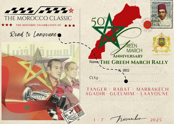 Rallye /  “Marche Verte… Route de Laâyoune”: Quand voitures de collection et mémoire nationale se rencontrent