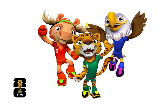 Mondial 2026 : la FIFA dévoile les mascottes officielles