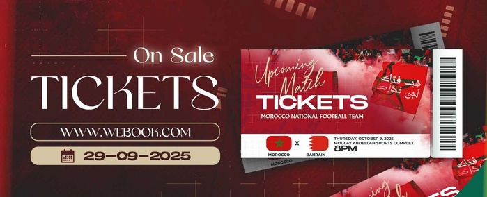 Amical Maroc – Bahreïn : Communiqué de la FRMF Amical Maroc – Bahreïn : Communiqué de la FRMF