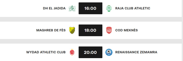Botola D1 / J3: MAS-CODM, l’affiche de ce dimanche Botola D1 / J3: MAS-CODM, l’affiche de ce dimanche