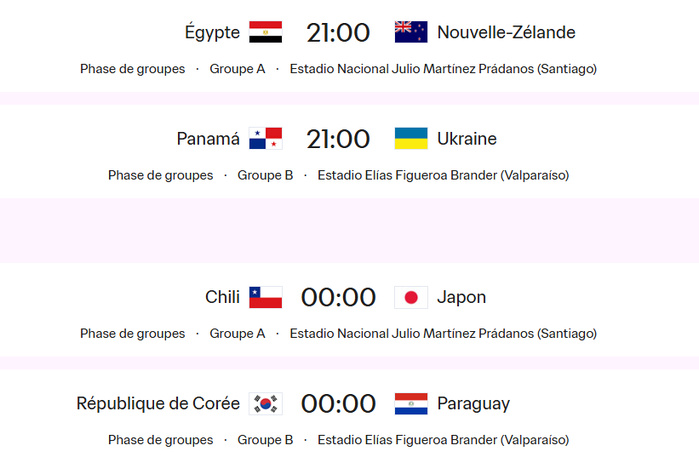 Mondial U20 : un trio arbitral marocain pour Chili – Japon (minuit)